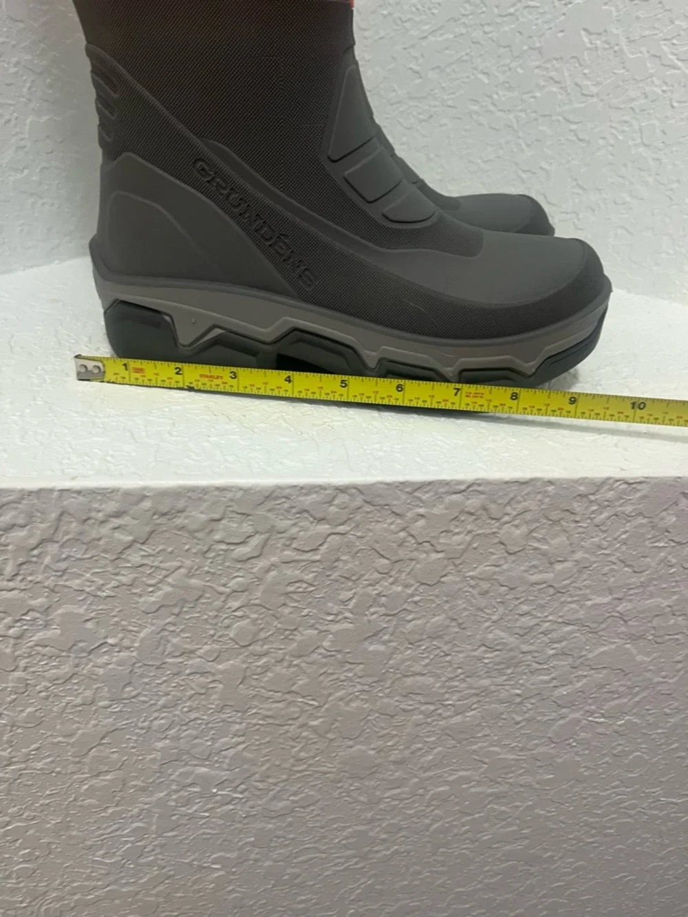Deck-Boss Steel Grey and Orange Men's 15
